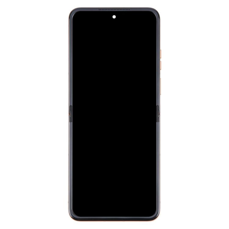 For Motorola Razr 50 Ultra Original LCD Screen Digitizer Full Assembly with Frame (Gold)