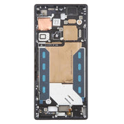 For ZTE nubia RedMagic 10 Pro Middle Frame Bezel Plate with In-Display Fingerprint Sensor Flex Cable (Black)