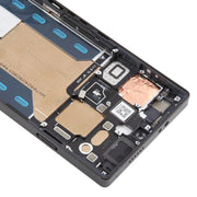 For ZTE nubia RedMagic 10 Pro Middle Frame Bezel Plate with In-Display Fingerprint Sensor Flex Cable (Black)