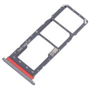 For Motorola Moto E40 10pcs Original SIM Card Tray + SIM Card Tray + Micro SD Card Tray (Grey)