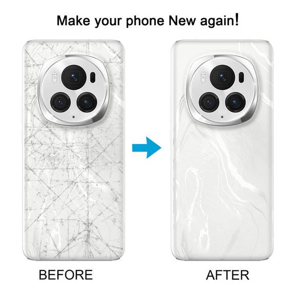 For Honor Magic6 Pro Back Cover with Camera Lens Cover(White)