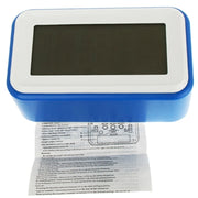 Multi Function Large Screen Alarm Clock with Calendar & LCD Light & Snooze Touch (Blue)