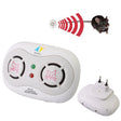 Dual Ultrasonic Sensor Mouse Chaser(White) - Repellents by PMC TechLife | Online Shopping South Africa | PMC TechLife | Buy Now Pay Later Mobicred