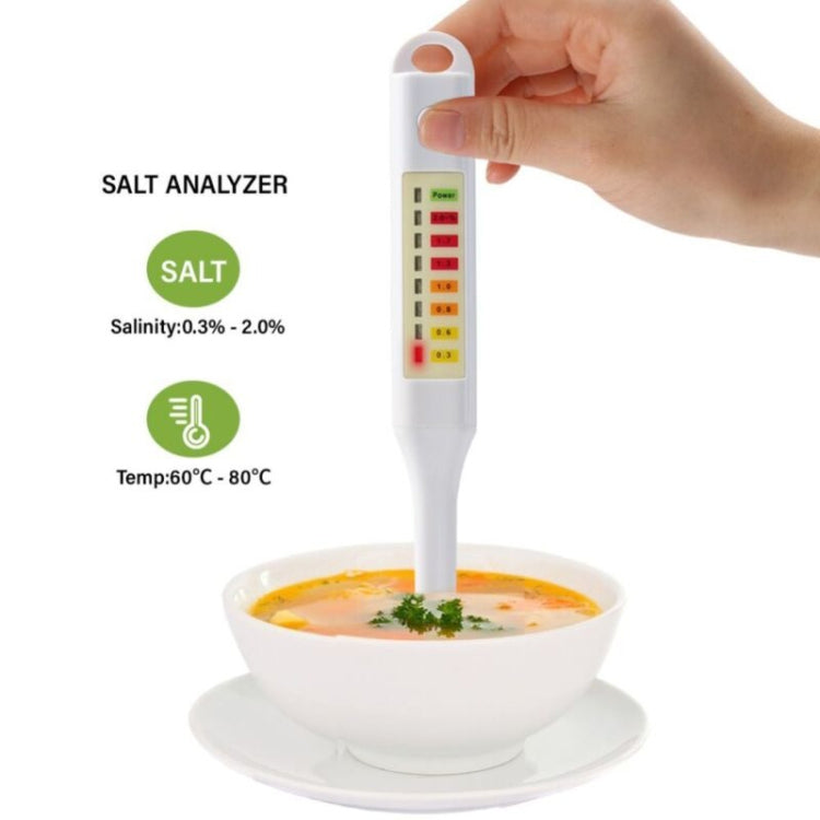 Salinity Analyzer Meter Salty Check Food Salinometer Water-resistant Salt Tester (NS01)