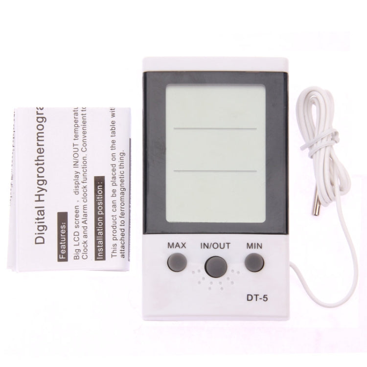 Digital Hygrothermograph, Thermo-hygrometer DT-5
