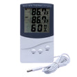 Indoor Thermometer with Hygrometer(White) - Indoor Thermometer by PMC TechLife | Online Shopping South Africa | PMC TechLife | Buy Now Pay Later Mobicred