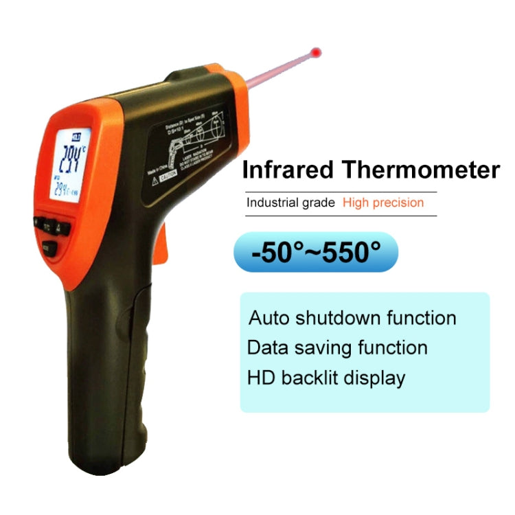 DT-8380 Infrared Thermometer, Temperature Range: -50