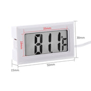 Mini LCD Indoor Digital Thermometer (Fahrenheit Display), Black(Black)