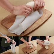 Silicone Kneading Dough Bag Dough Making Flour Mixer Maker Kitchen Tools for Pasta Flour Food, Size: 32.5cm x 23cm(White)
