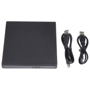 USB Slim Portable Optical Drive (CD-ROM)(Black)