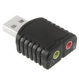 USB 2.0 Stereo Sound Adapter, External Power Not Required(Black) - USB Sound by PMC TechLife | Online Shopping South Africa | PMC TechLife | Buy Now Pay Later Mobicred