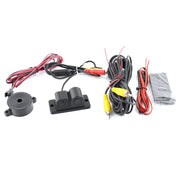 2 in 1 Mini 160 Degrees View Angle Car Rear View Reverse Backup Car Camera with Parking(Black)