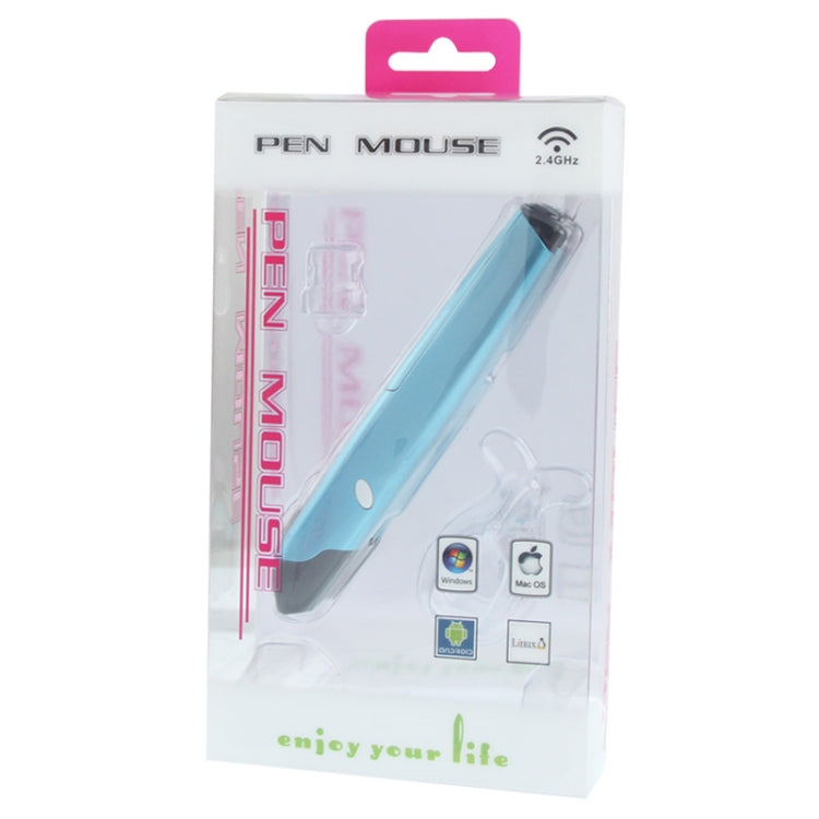 2.4GHz 500 / 1000DPI Wireless Pen Mouse with USB Mini Receiver, Transmission Distance: 10m