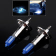Halogen Bulb, Super White Car Headlight Bulb, 12 V / 55W, 6000K 1700 LM (Pair) - Halogen Lights by PMC TechLife | Online Shopping South Africa | PMC TechLife | Buy Now Pay Later Mobicred