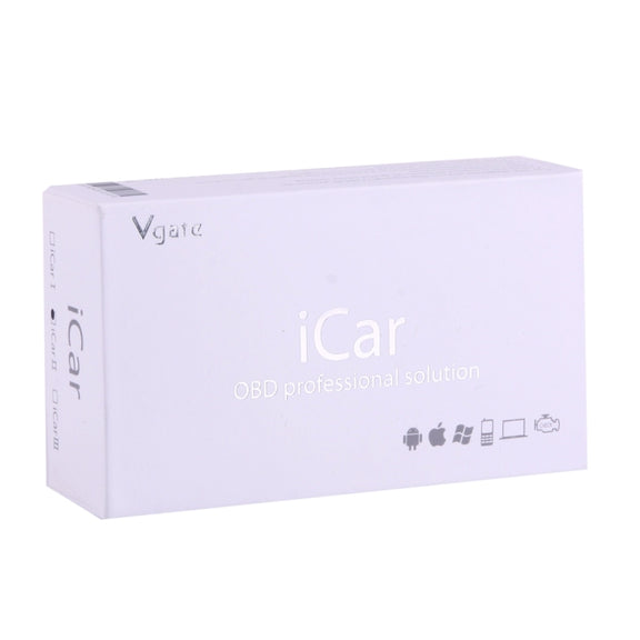 High Quality Super Mini Vgate iCar2 ELM327 OBDII WiFi Car Scanner Tool, Support Android & iOS (Black Black)