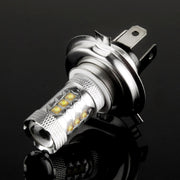 H4 80W White 16 LED Fog Light for Vehicles, DC 12V