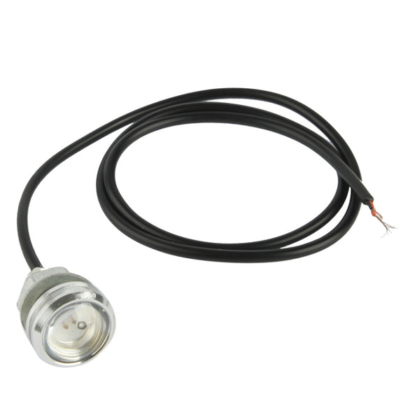 3W Water-resistant Eagle Eye Light Blue LED Light for Vehicles, Cable Length: 60cm(Silver)