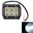 18W 6 LED White Light Condenser Engineering Lamp / Waterproof IP67 SUVs Light, DC 10-30V(Black) - Work Lights by PMC TechLife | Online Shopping South Africa | PMC TechLife | Buy Now Pay Later Mobicred