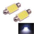 2 PCS 39mm 1.5W 80LM White Light 1 COB LED License Plate Reading Lights Car Light Bulb - Dome Lights by PMC TechLife | Online Shopping South Africa | PMC TechLife | Buy Now Pay Later Mobicred