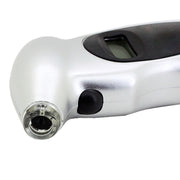 1/4 inch LCD Display Screen Digital Tire Gauge with LED Light, Pressure Range: 0-100PSI(Silver)