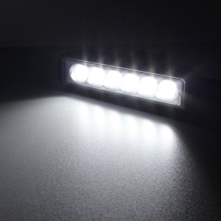 18W 1440LM Epistar 6 LED  Car Work Lamp Bar Light Water-resistant IP67, DC 10-30V