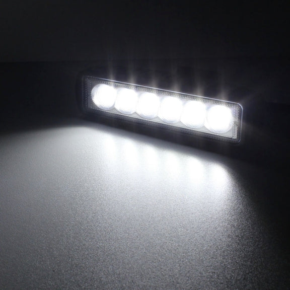 18W 1440LM Epistar 6 LED  Car Work Lamp Bar Light Water-resistant IP67, DC 10-30V