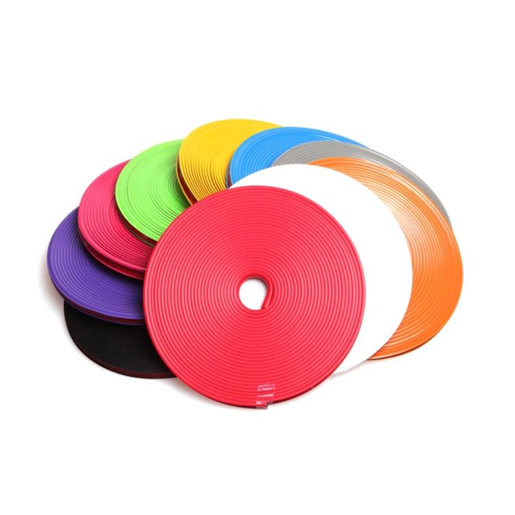 Universal Decorative Scratchproof Stickup 8M Flexible Car Wheel Hub TRIM Mouldings Decoration Strip(Grey)