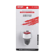 Red Light Push Start Ignition Switch for Racing Sport (DC 12V)(Red)