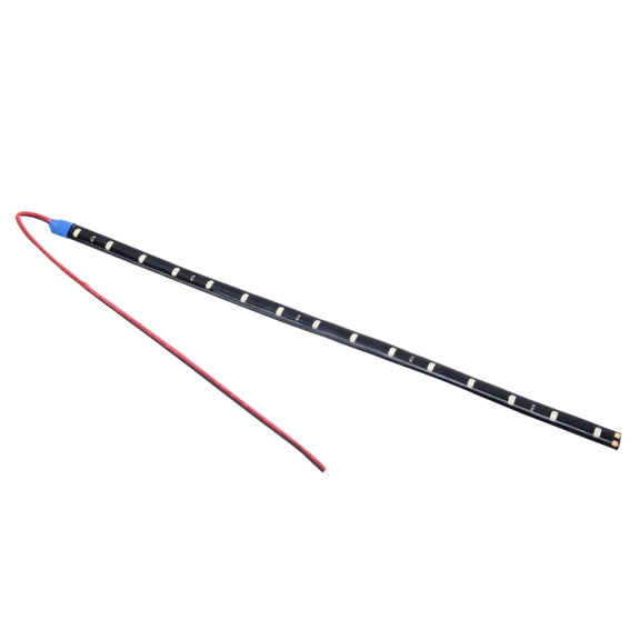 10 PCS 30cm 15 LED Water-resistant Flexible Car Strip Light, DC 12V(Green Light)