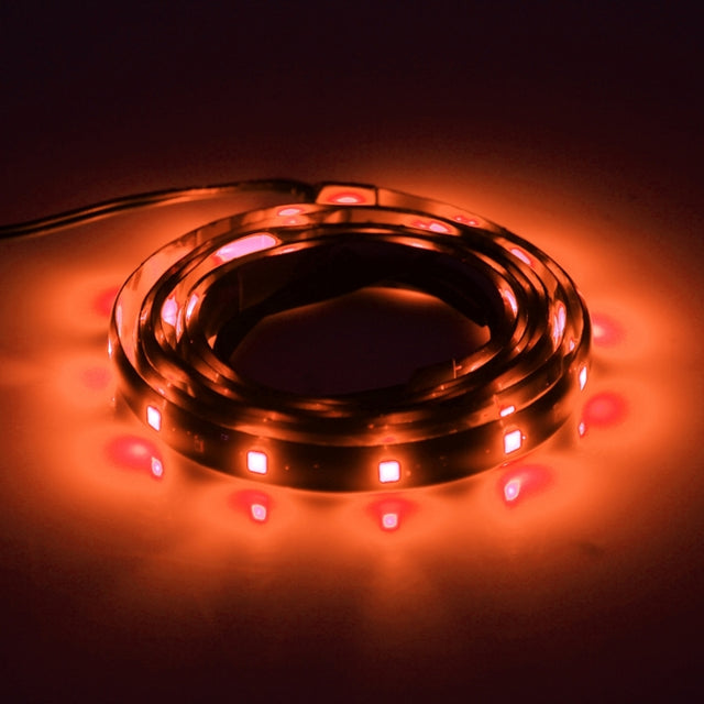 10 PCS 60cm 30 LED Water-resistant Flexible Car Strip Light, DC 12V(Orange Light)