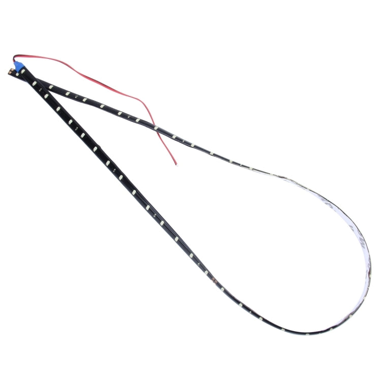 5PCS 90cm 45 LED Water-resistant Flexible Car Strip Light, DC 12V(Orange Light)