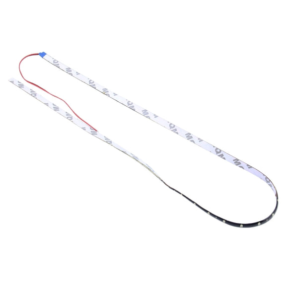 5PCS 90cm 45 LED Water-resistant Flexible Car Strip Light, DC 12V(Orange Light)