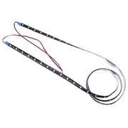 5 PCS 120cm 60 LED Water-resistant Flexible Car Strip Light, DC 12V(Green Light)