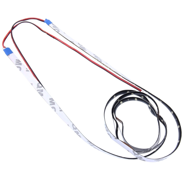 5 PCS 120cm 60 LED Water-resistant Flexible Car Strip Light, DC 12V(Red Light)