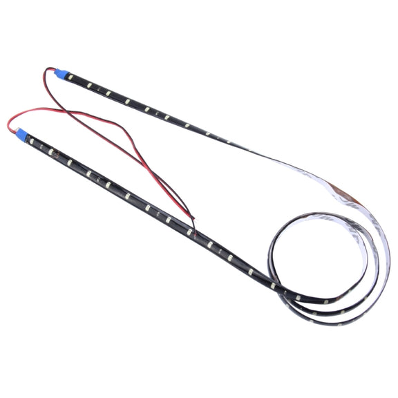 5 PCS 120cm 60 LED Water-resistant Flexible Car Strip Light, DC 12V(White Light)
