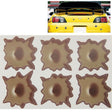 6 in 1 Anti-scratch Bullet Hole Decoration Car Sticker, Size: 4cm x 4cm - Decorative Sticker by PMC TechLife | Online Shopping South Africa | PMC TechLife