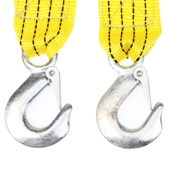 3 Tons Vehicle Towing Cable Rope, Length: 3m(Yellow)