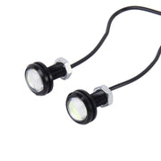 2 PCS 3W  Water-resistant Eagle Eye light LED Light for Vehicles, Cable Length: 60cm(Ice Blue Light)