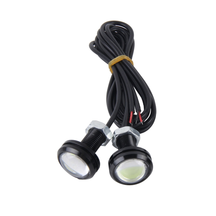 2 PCS 3W  Water-resistant Eagle Eye light LED Light for Vehicles, Cable Length: 60cm(Ice Blue Light)
