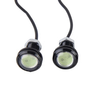 2 PCS 3W  Water-resistant Eagle Eye light LED Light for Vehicles, Cable Length: 60cm(Ice Blue Light)