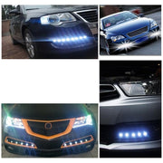 2 PCS 3W  Water-resistant Eagle Eye light LED Light for Vehicles, Cable Length: 60cm(Ice Blue Light)