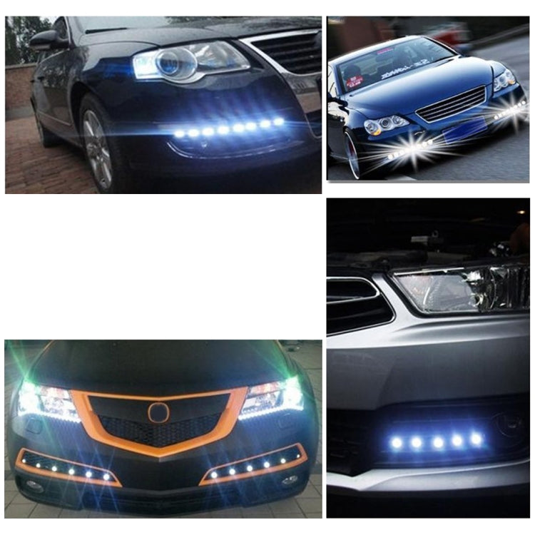 2 PCS 3W  Water-resistant Eagle Eye light LED Light for Vehicles, Cable Length: 60cm(Ice Blue Light)