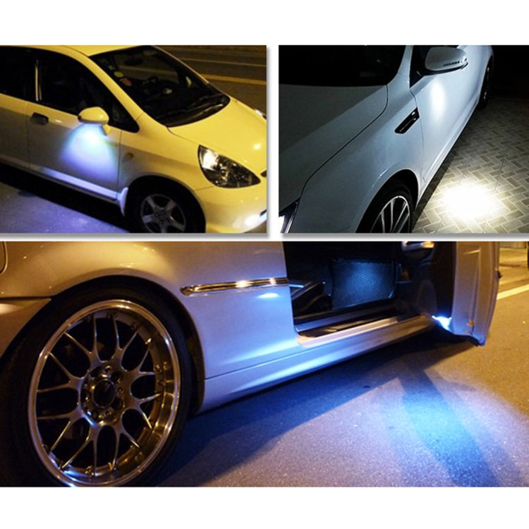 2 PCS 3W  Water-resistant Eagle Eye light LED Light for Vehicles, Cable Length: 60cm(Ice Blue Light)