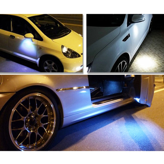 2 PCS 3W  Water-resistant Eagle Eye light LED Light for Vehicles, Cable Length: 60cm(Ice Blue Light)