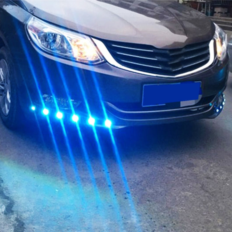 2 PCS 3W  Water-resistant Eagle Eye light LED Light for Vehicles, Cable Length: 60cm(Ice Blue Light)