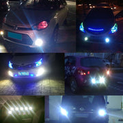 2 PCS 2x 3W 120LM Water-resistant Eagle Eye light  White LED Light for Vehicles, Cable Length: 60cm(Red)