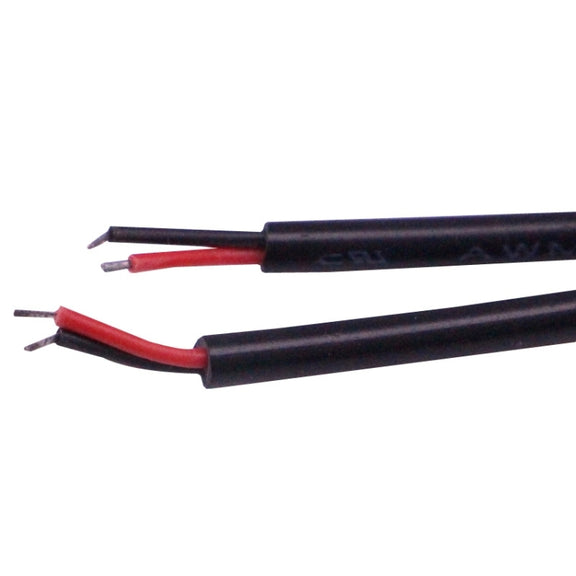2 PCS 2x 3W 120LM Water-resistant Eagle Eye Light Yellow LED Light for Vehicles, Cable Length: 60cm(Black)