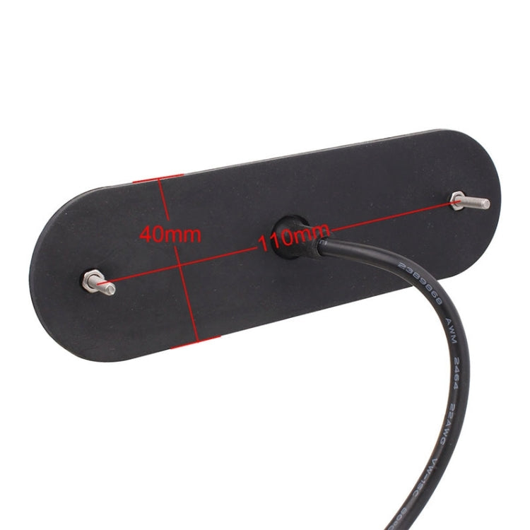 12W 720LM 4-LED Yellow Light 18 Flash Patterns Car Strobe Emergency Warning Light Lamp, DC 12V