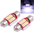 2 PCS 31mm 3W 180LM White Light 10 LED SMD 4014 CANBUS License Plate Reading Lights Car Light Bulb - Dome Lights by PMC TechLife | Online Shopping South Africa | PMC TechLife | Buy Now Pay Later Mobicred