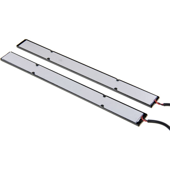 2 PCS 6W*2 DRL LED ICE Blue Light Bar Car Light Source Water-resistant Daytime Running Lights, DC 12V